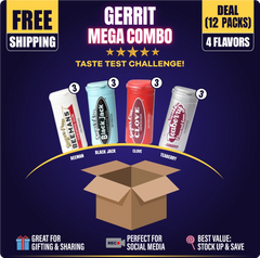 Gerrit Gum Mega Combo 4 Flavors 3 Each 12-Ct at UsaCandyWholesale.Com