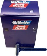 Gillette Shaving Razor (30 Pieces Per Box) at UsaCandyWholesale.Com