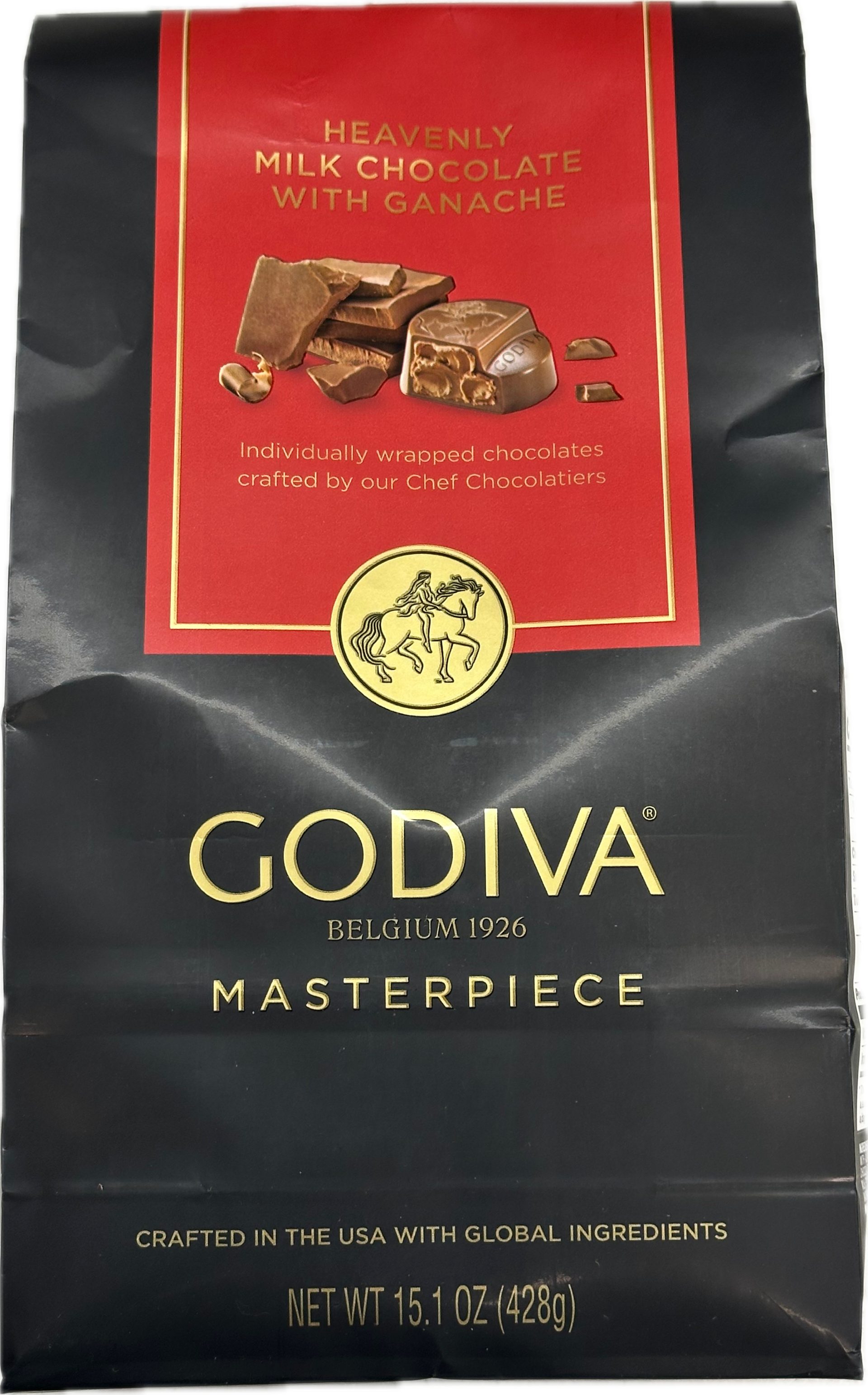 Godiva Master Piece Heavenly Milk Chocolate With Ganache Individual Wrapped Quantity 15.1 oz Per Bag Sweet Browse at UsaCandyWholesale.Com