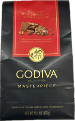 Godiva Master Piece Heavenly Milk Chocolate With Ganache Individual Wrapped Quantity 15.1 oz Per Bag Sweet Browse at UsaCandyWholesale.Com