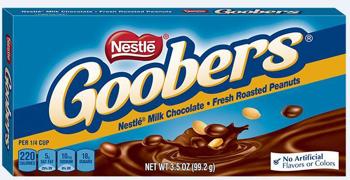 Goobers Theater Movie Box 3.5 oz Each Box Quantity: 15 Box Per Case Sweet Browse at UsaCandyWholesale.Com