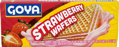 Goya Cookies Strawberry Wafers 4.94 oz Each Pack Quantity 24 Packs Per Case Sweet Browse at UsaCandyWholesale.Com