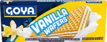 Goya Cookies Vanilla Wafers 4.94 oz Each Pack Quantity 24 Packs Per Case Sweet Browse at UsaCandyWholesale.Com