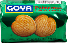 Goya Palmeritas Cookies 2.91 oz Each Pack Quantity 8 Packs Per Case Sweet Browse at UsaCandyWholesale.Com