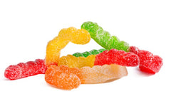 Gummy Worms Sour Bulk Candy Individual Unwrapped Candy By Albanese Quantity 4.5 Pounds Per Bag Sweet Browse at UsaCandyWholesale.Com