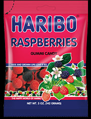 Haribo Berries Gummy Candy 5 oz Each Bag Quantity 12 Bags Per Case Sweet Browse at UsaCandyWholesale.Com