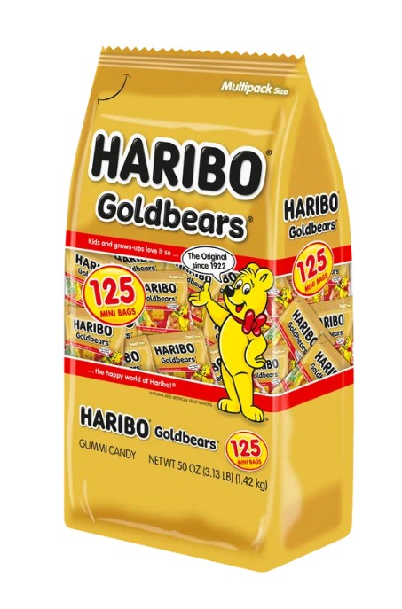 Haribo Gold Bears 0.4 oz (125 Per Bag) at UsaCandyWholesale.Com