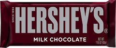 Hershey's Milk Chocolate Candy Bar each Bar 1.45 oz Each Bar Quantity 36 Bars Per Box Sweet Browse at UsaCandyWholesale.Com