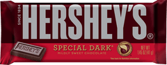 Hershey's Special Dark Chocolate Candy Bar Each Bar 1.45 oz Quantity 24 Bars Per Box Sweet Browse at UsaCandyWholesale.Com