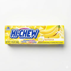 Hi Chew Banana Flavor 1.7 oz Each Pack Quantity 1 Single Pack Sweet Browse at UsaCandyWholesale.Com