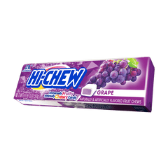Hi Chew Candy Grape Flavor 1.76 oz Each Pack Quantity 15 Packs Per Box Sweet Browse at UsaCandyWholesale.Com