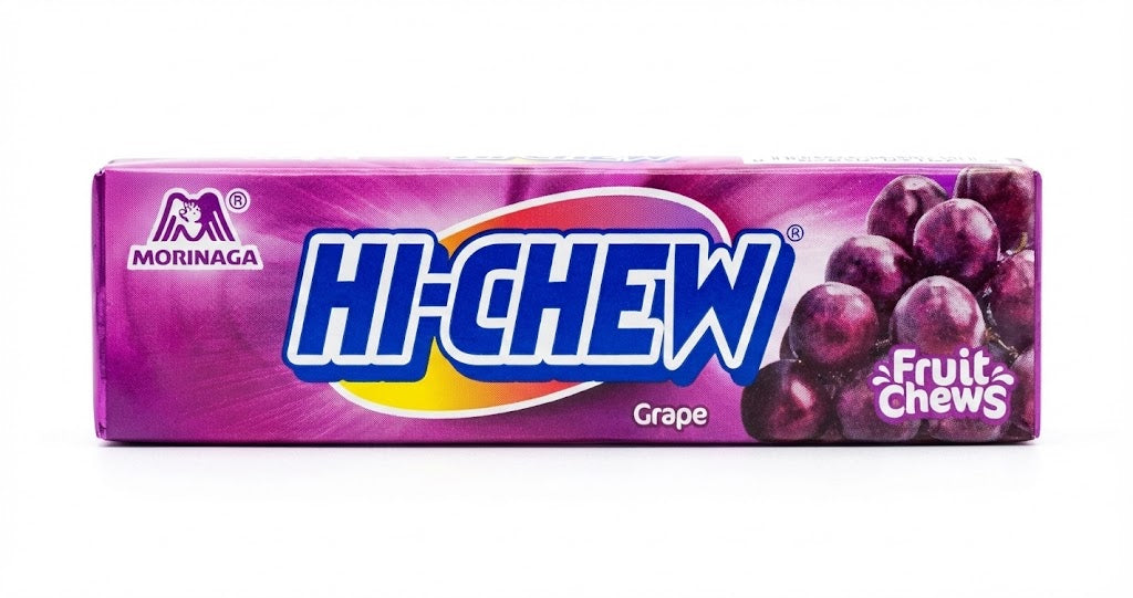 Hi Chew Grape Flavor 1.7 oz Each Pack Quantity 1 Single Pack Sweet Browse at UsaCandyWholesale.Com