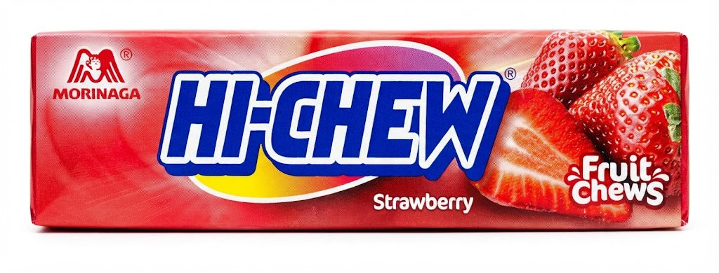 Hi Chew Strawberry Flavor 1.7 oz Each Pack Quantity 1 Single Pack Sweet Browse at UsaCandyWholesale.Com