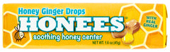 Honees Ginger Honey Drops 1.6 oz Each Pack Quantity 12 Packs Per Box Sweet Browse at UsaCandyWholesale.Com