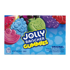 Jolly Rancher Gummies Theater Movie Box 3.1 oz Each Box Quantity 11 Box Per Box Sweet Browse at UsaCandyWholesale.Com