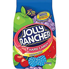 Jolly Rancher Hard Wrapped Bulk Candy Original Flavors Green Apple . Cherry . Watermelon. Grape .Raspberry 5 Lbs / Bag Sweet Browse at UsaCandyWholesale.Com