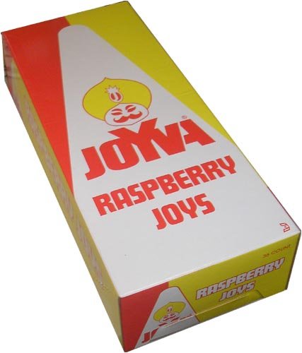 Joyva Raspberry Joys Covered Chocolate Quantity 36 Bars Per Box Sweet Browse at UsaCandyWholesale.Com