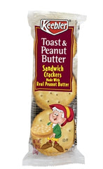 Keebler Crackers Toast Peanut Butter Each Pack 1.8 oz Quantity 6 Pieces Per Pack12 Packs Per Case Sweet Browse at UsaCandyWholesale.Com
