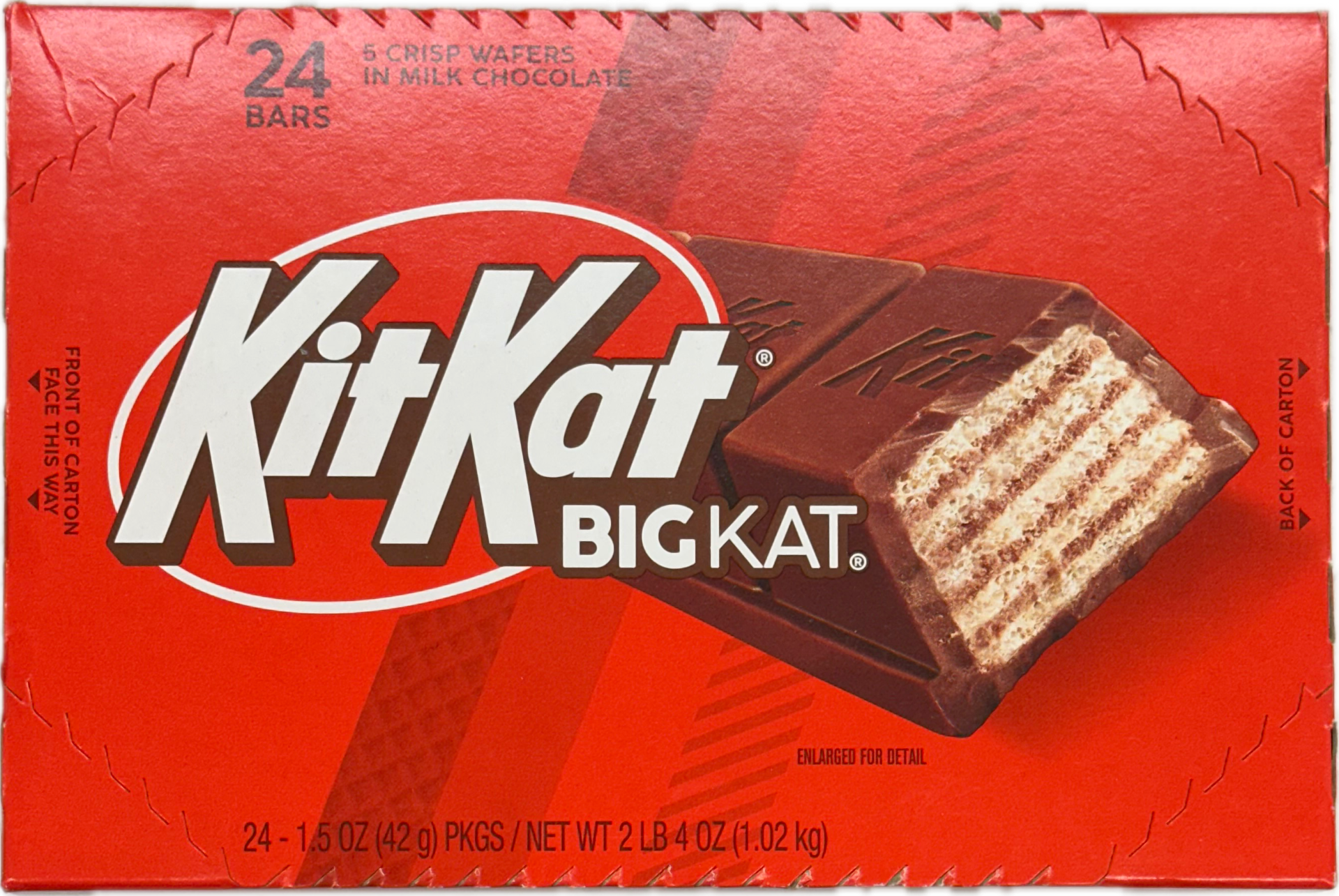 Kit Kat Big Kat 1.5 oz (24 Bars Per Box) at UsaCandyWholesale.Com