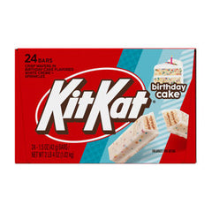 Kit Kat Birthday Cake 1.5 oz Each Bar Quantity 24 Bars Per Box Sweet Browse at UsaCandyWholesale.Com