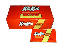 Kit Kat Candy Chocolate Bar King Size 3 oz Each Bar Quantity 24 Bars Per Box Sweet Browse at UsaCandyWholesale.Com
