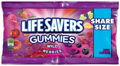 Lifesavers Gummies Wild Berry Flavors Share Size Each Pack 4.2 oz Quantity 15 Packs Per Box Sweet Browse at UsaCandyWholesale.Com