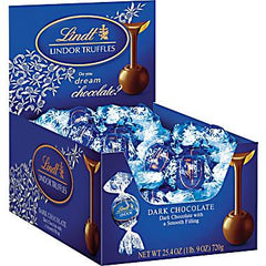 Lindt Lindor Dark Chocolate Truffles - Premium -Gift Edition Candy (Bulk, Individually Wrapped) Quantity 60 Pieces Per Box Sweet Browse at UsaCandyWholesale.Com