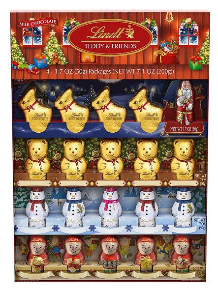 Lindt Teddy & Friends Display Quantity 20 Pieces Per Display Sweet Browse at UsaCandyWholesale.Com
