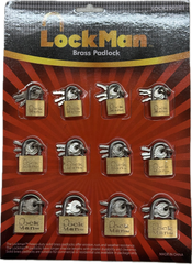 Pad Lock Size 20,25,30 (12 Pieces Per Display)