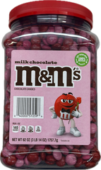 M&M's Milk Chocolate Red & Pink Valentine Unwrapped Quantity 62 oz Per Jar Sweet Browse at UsaCandyWholesale.Com