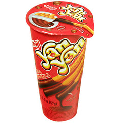 Meiji Yan Yan Chocolate Dip 1.2 oz Each Cup Quantity 10 Pieces Per Box Sweet Browse at UsaCandyWholesale.Com
