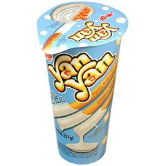 Meiji Yan Yan Vanilla Dip 1.2 oz Each Cup QTY: 10 Pieces Per Box Sweet Browsing at UsaCandyWholesale.Com