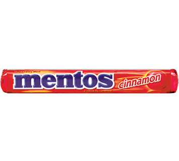Mentos Mints Chewy Cinnamon Flavor Each Roll 1.32 oz Each Roll Quantity 15 Rolls Per Box Sweet Browse at UsaCandyWholesale.Com