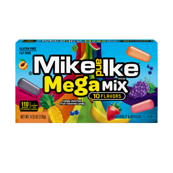 Mike and Ike Mega Mix Theater Movie Pack 1-Ct at UsaCandyWholesale.Com