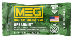 Military Energy Gum Spearmint (12 Packs) at UsaCandyWholesale.Com