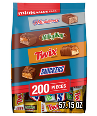 Mini Mars Assorted Bulk Candy Wrapped Bulk Candy Quantity 200 Pieces Per Bag Sweet Browse at: UsaCandyWholesale.Com