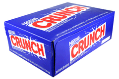 Nestle Crunch Comes With Creamy Milk Chocolate with Crisped Rice Each Bar 1.55 oz Quantity 36 Bars Per Box Sweet Browse at UsaCandyWholesale.Com