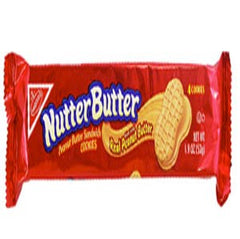Nutter Butter Cookies Each Pack 1.9 oz Quantity 4 Cookies Per Pack 12 Packs Per Box Sweet Browse at UsaCandyWholesale.Com