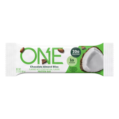 One Chocolate Almond Bliss 20g of Protein 2.12 oz Each Bar Quantity 12 Bars Per Box Sweet Browse at UsaCandyWholesale.Com