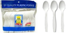 Plastic Spoons Quantity 51 Pieces Per Bag Happy Browse at UsaCandyWholesale.Com