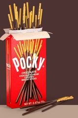 Pocky Chocolate Sticks 1.4 oz Each Pack Quantity 10 Packs Per Case Sweet Browse at UsaCandyWholesale.Com