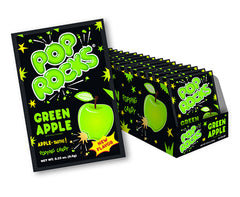 Pop Rocks Popping Candy Green Apple Flavor Quantity 24 Packs Per Box Sweet Browse at UsaCandyWholesale.Com