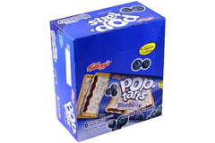 Pop Tarts Frosted Blueberry Flavor 3.67 oz Each Pack Quantity 6 Packs Per Box Sweet Browse at UsaCandyWholesale.Com