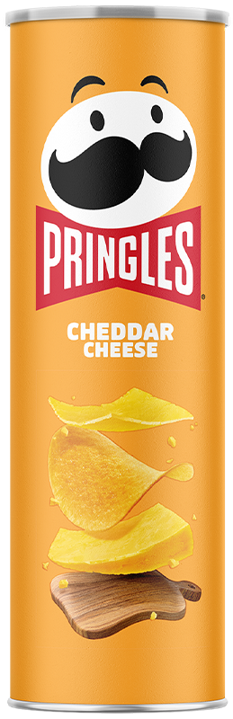Pringles Chips Cheddar Cheese Flavor Each Can: 5.57 OZ Quantity 14 Cans Per Case Sweet Browse at UsaCandyWholesale.Com
