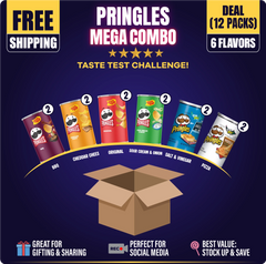 Pringles Chips Combo Deal 6 Flavors (12-Ct) at UsaCandyWholesale.Com