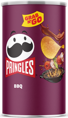 Pringles Chips Grab n Go BBQ Flavor Each Can: 2.5 OZ Quantity 12 Cans Per Case Sweet Browse at UsaCandyWholesale.Com