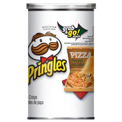 Pringles Chips Grab n Go Pizza Flavor Each Can 2.5 OZ Quantity 12 Pieces Per Case Sweet Browse at UsaCandyWholesale.Com