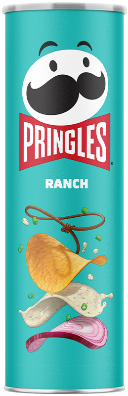 Pringles Chips Ranch Flavor Each Can: 5.57 OZ Quantity 14 Cans Per Case Sweet Browse at UsaCandyWholesale.Com