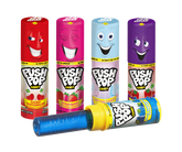 Push Pop Candy - Comes with 4 Exciting Flavors: Blue Raspberry, Strawberry, Watermelon, Berry Blast Quantity 24 Pieces Per Box Sweet Browse at UsaCandyWholesale.Com