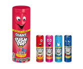 Push Pops Jumbo Assorted Flavors (Box of 18 Pieces) at UsaCandyWholesale.Com